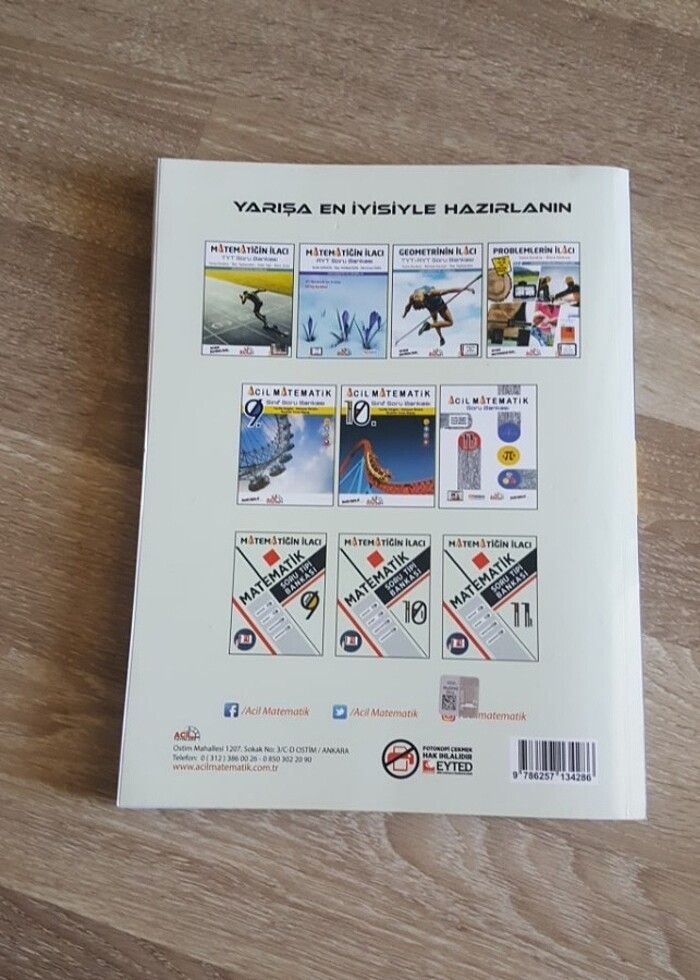 Acil yayinlari Matematiğin ilacı 10 soru bankasi - Görsel 2