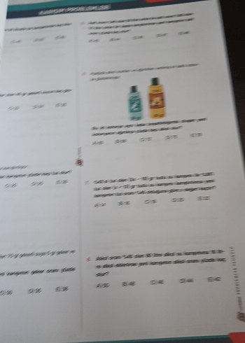  Beden Renk mikro orijinal Problemler Fasikülü TYT MSÜ ales Soru Kitabı
