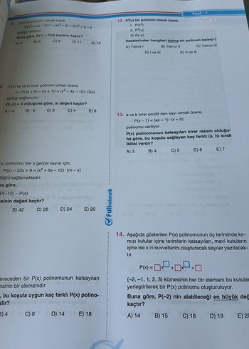 Beden Renk FULL MATEMATİK AYT Matematik Soru Bankası