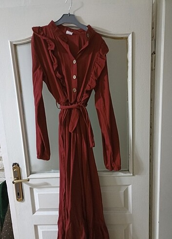 Bordo elbise