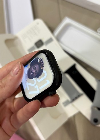 Apple Watch 10 serisi siyah Akıllı Saat ve Siyah Kordon - Görsel 4
