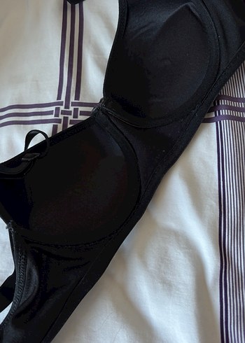 Siyah Goth Sporcu Sütyeni - Görsel 2