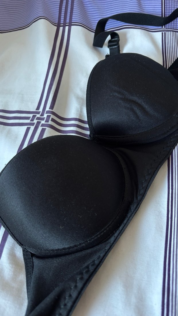 Siyah Goth Sporcu Sütyeni - Görsel 4