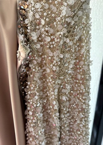 İnci İşlemeli Uzun Kollu ceket altında ki etek - Görsel 2