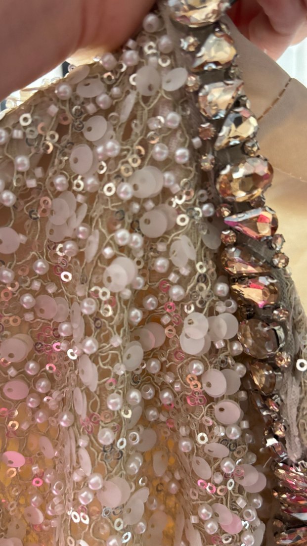 İnci İşlemeli Uzun Kollu ceket altında ki etek - Görsel 3