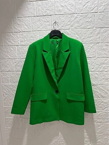 Yeşil blazer ceket