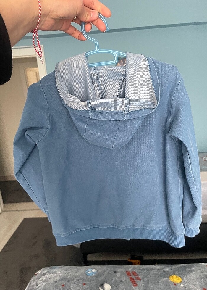 Kapşonlu ceket - Görsel 4