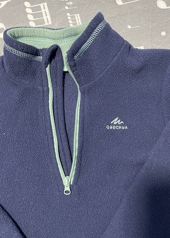 Erkek Çocuk Lacivert Yarım Fermuarlı Sweatshirt - Görsel 2