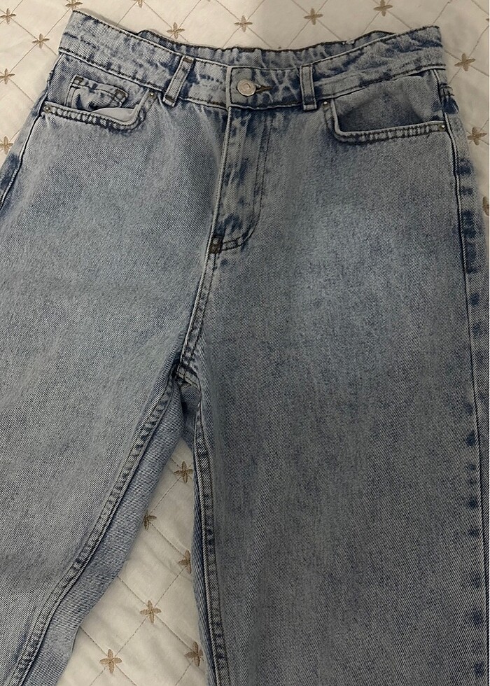 açık mavi jean - Görsel 3