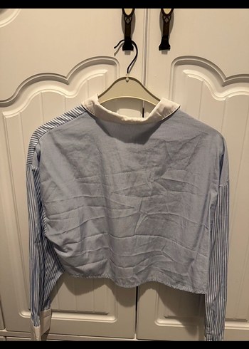 Düğmeli Yaka Detaylı Kadın Gömlek - Görsel 2