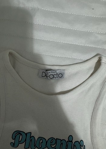 Kadın Beyaz Baskılı Pamuklu Atlet - Görsel 2