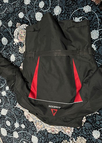 Kırmızı Siyah motor montu - Görsel 4