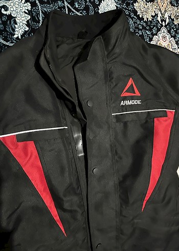 Kırmızı Siyah motor montu - Görsel 2