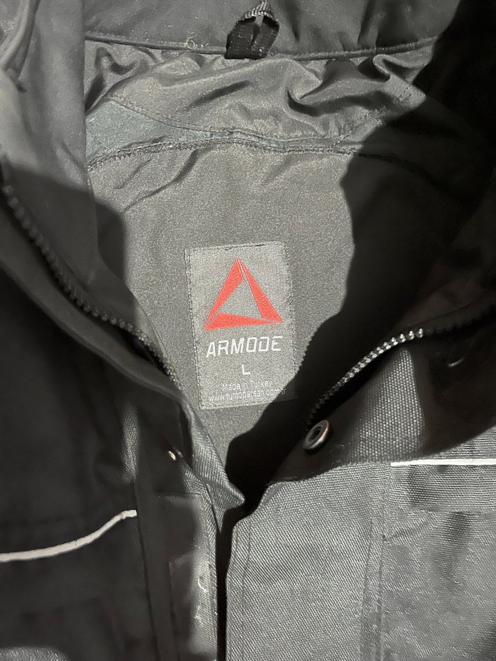 Kırmızı Siyah motor montu - Görsel 5