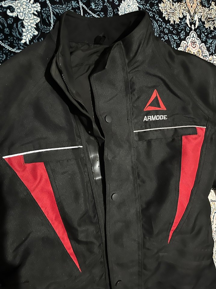 Kırmızı Siyah motor montu - Görsel 2