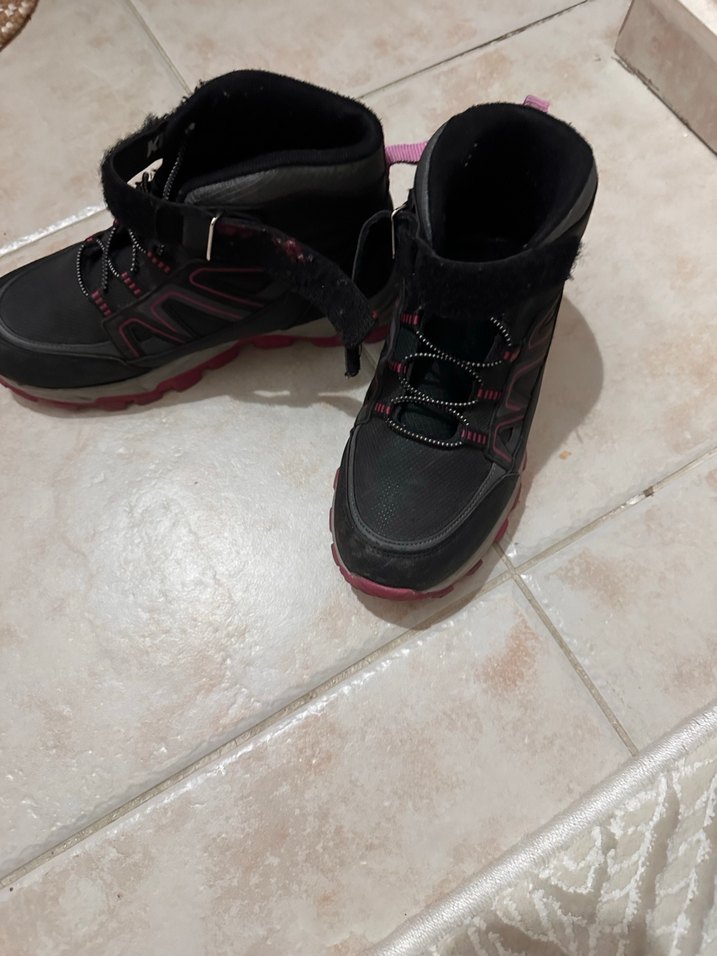 KIKO Kız Çocuk Siyah-Pembe Sneaker - Görsel 4