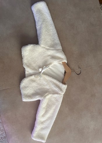 Beyaz Kız Çocuk Uzun Kollu Bolero 3 yaş 98 cm - Görsel 2