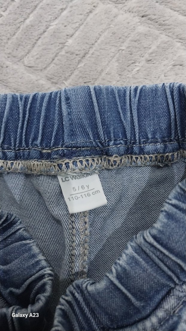 Erkek Çocuk Mavi Denim Pantolon - Görsel 3