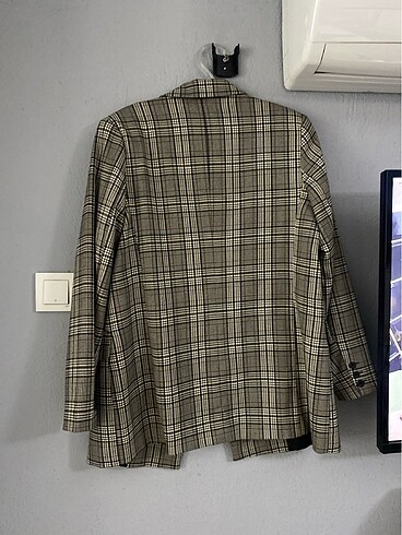 m Beden Stradivarius blazer kareli