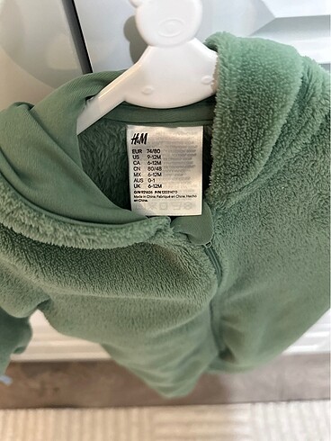 9 Ay Beden yeşil Renk H&M Bebek Tulum
