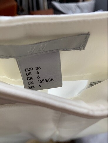 36 Beden H&M marka 36 beden sıfır pantolon