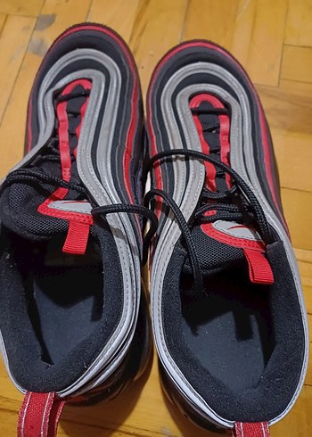 Koyu Kırmızı Erkek Spor Ayakkabı Bağcıkları - Görsel 3