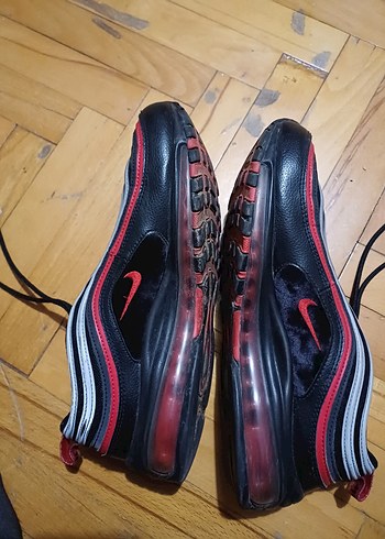 Koyu Kırmızı Erkek Spor Ayakkabı Bağcıkları - Görsel 7