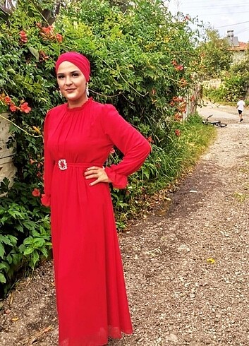 Abiye tesettür elbise 