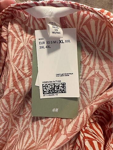 xl Beden çeşitli Renk H&M elbise