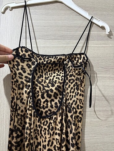 s Beden Leopar elbise