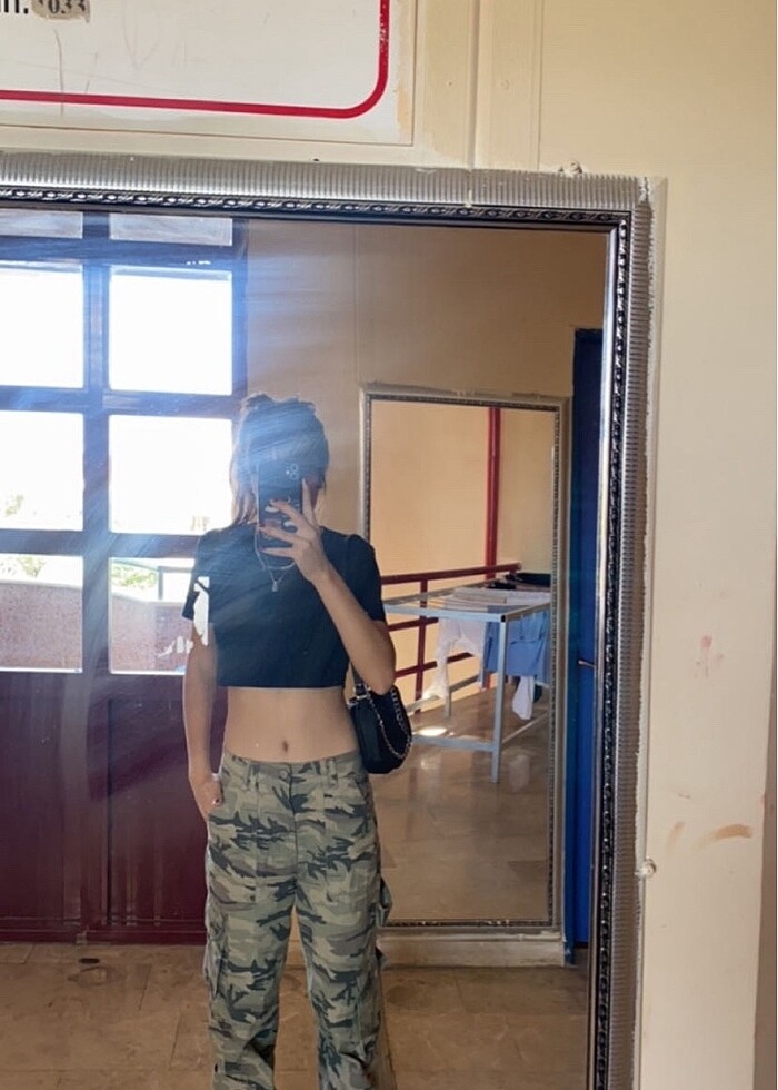 Asker desenli pantolon - Görsel 1