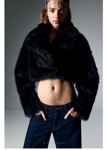 pull and bear siyah kurk - Görsel 3