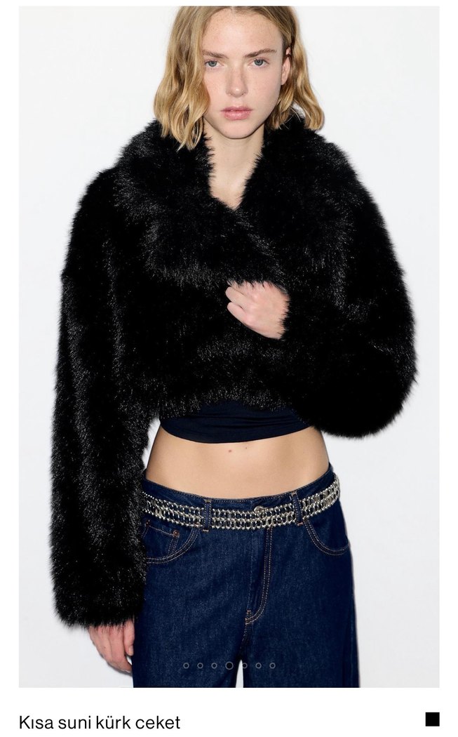 pull and bear siyah kurk - Görsel 2