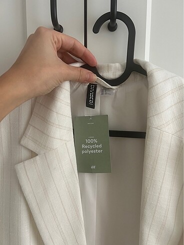 s Beden beyaz Renk Hm blazer ceket