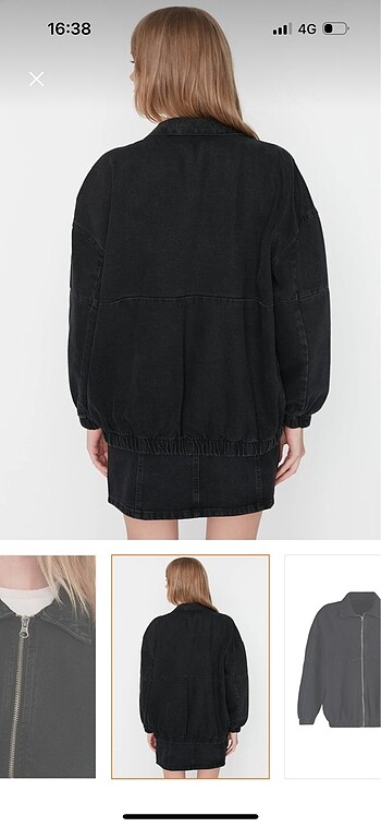Trendyol & Milla TRENDYOLMİLLA kot denim ceket