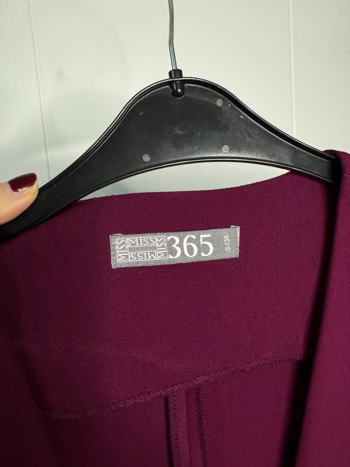 Nar Çiçeği Renkli Asimetrik Kesim Yelek - Görsel 5