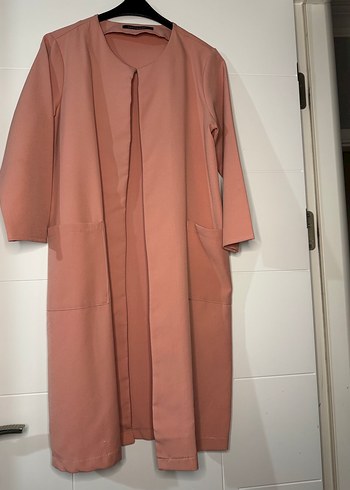 Pembe Uzun Kollu Kadın Ceket - Görsel 2