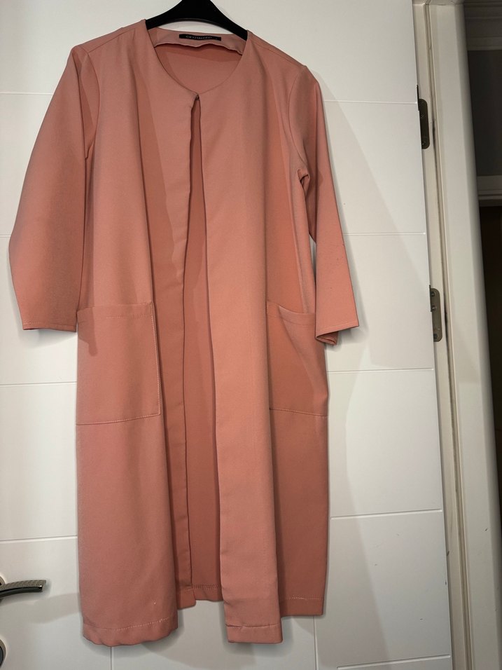 Pembe Uzun Kollu Kadın Ceket - Görsel 2