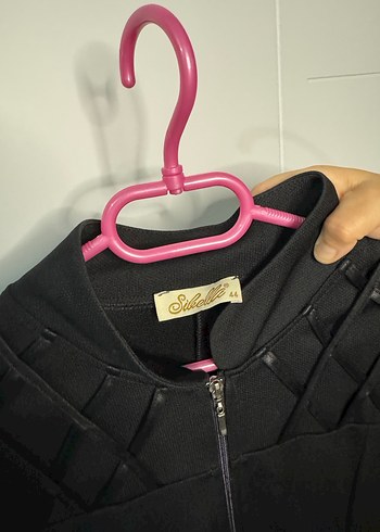 Siyah Uzun Kadın  Kap - Görsel 3