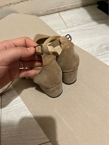 38 Beden camel Renk Soho Topuklu babet