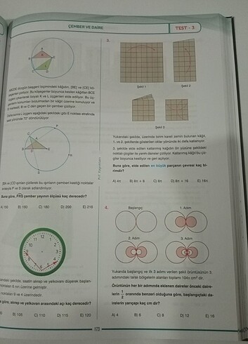  Beden Paraf yayınları geometri soru bankası 