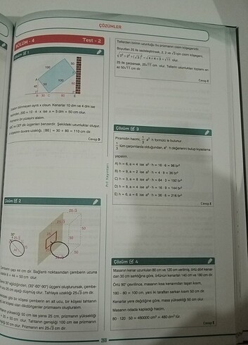  Beden Renk Paraf yayınları geometri soru bankası 
