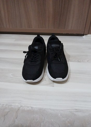 Siyah Bağcıklı Erkek Spor Ayakkabı - Görsel 2