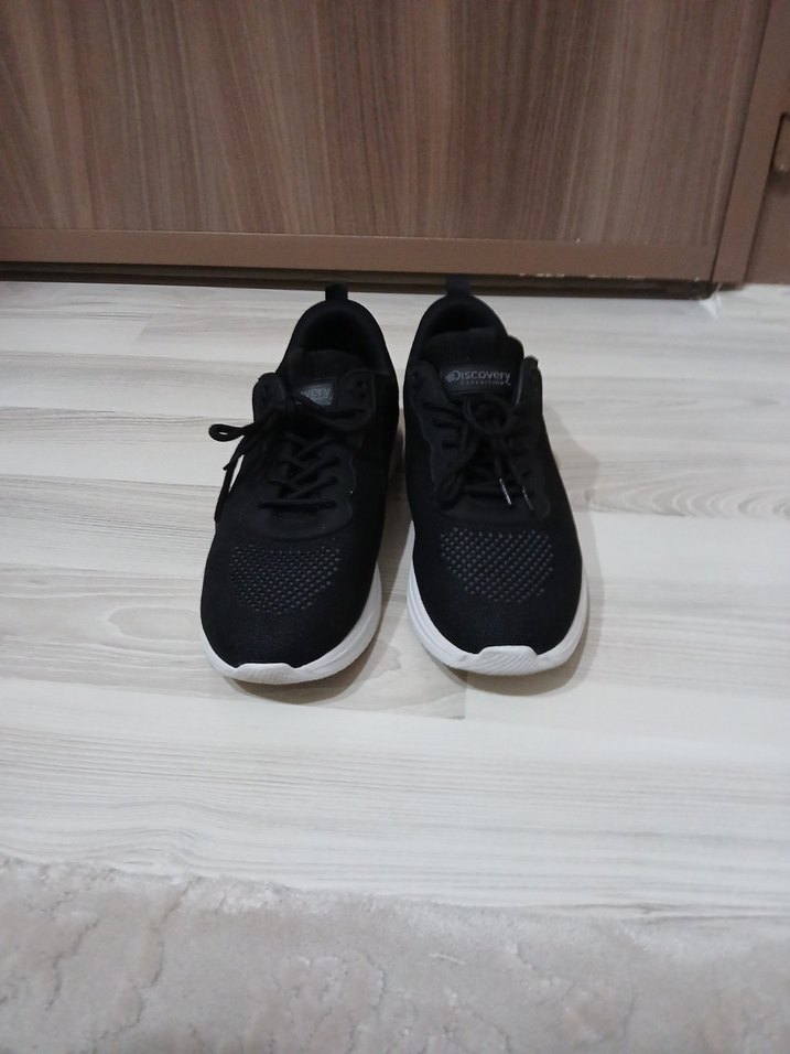 Siyah Bağcıklı Erkek Spor Ayakkabı - Görsel 2