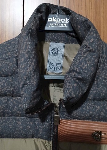 kahverengi Kapitone Erkek Yelek - Görsel 4