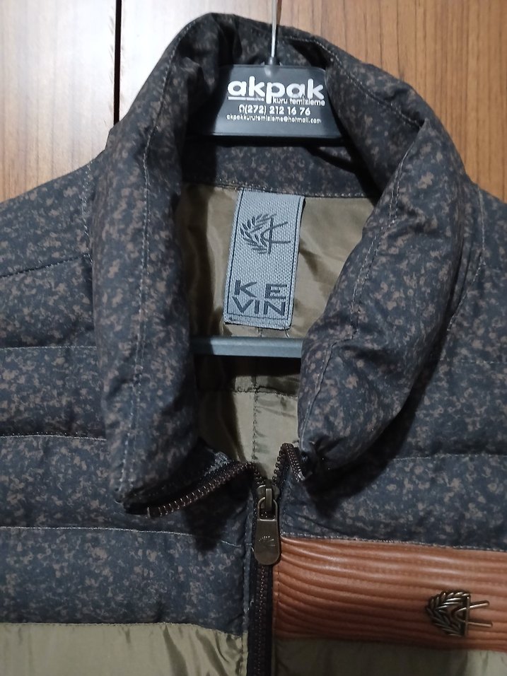 kahverengi Kapitone Erkek Yelek - Görsel 4