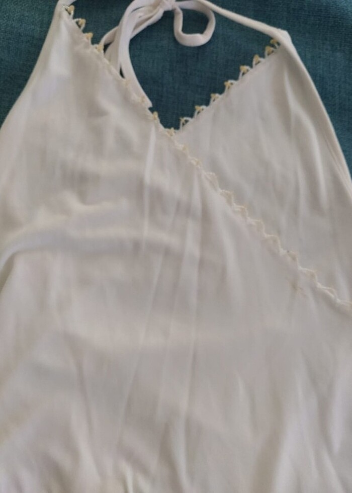 Boyundan bağlamalı elbise - Görsel 2