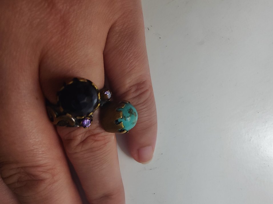 Yılan Desenli Vintage gümüş Kadın Yüzüğü - Görsel 2