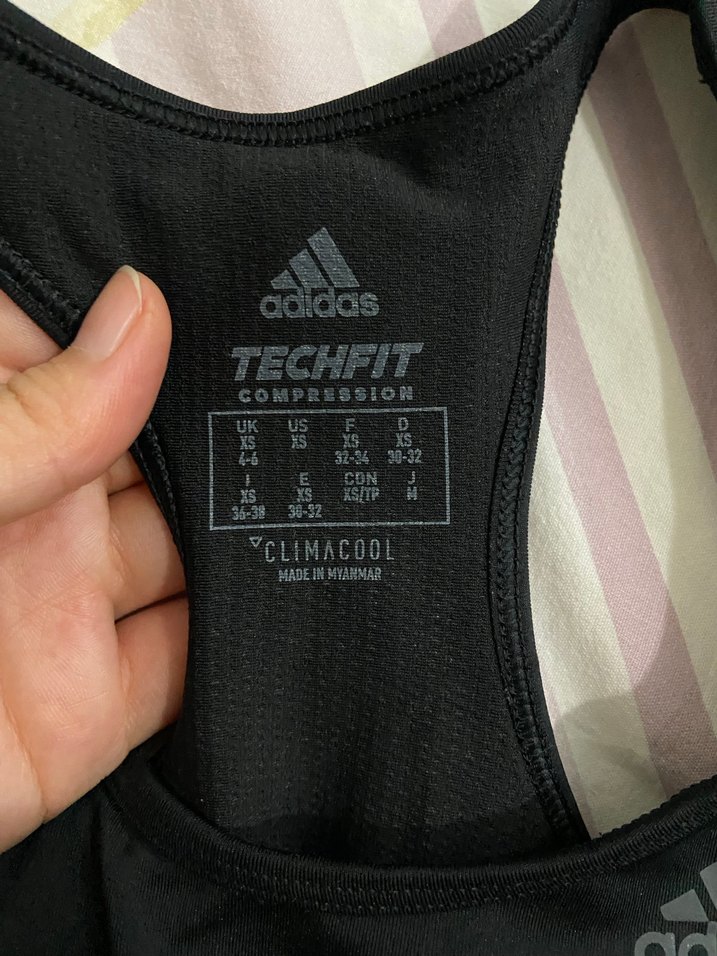 Siyah Adidas Spor Sütyeni - Görsel 3