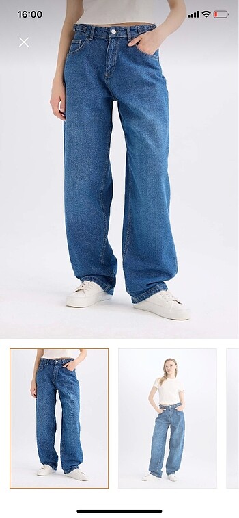 Baggy Kot Denim Defacto